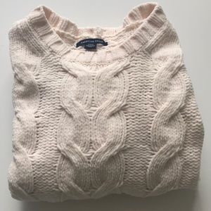 Cable knit sweater